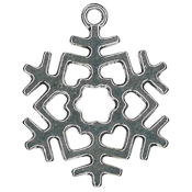 Charm - Anna Silver Snowflake THUMBNAIL