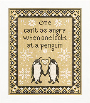 Modern Folk Embroidery - Ruskin's Penguins MAIN