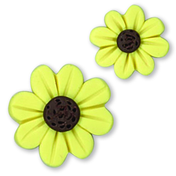 Magnets - Snowmen of the Month - May Sunflowers, Set of 2 MAIN
