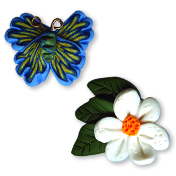 Magnets - May Apple Blossom & Butterfly MAIN