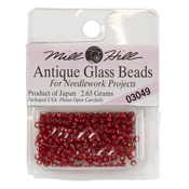 Mill Hill 03049 Rich Red Antique Seed Bead 250/Pkg THUMBNAIL