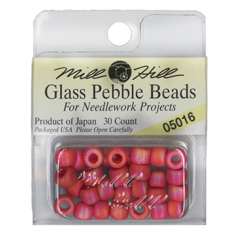 Mill Hill 05016 Pebble Beads Matte Fiesta Sunset MAIN