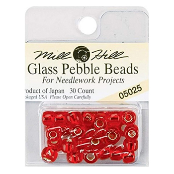 Mill Hill 05025 Pebble Beads Ruby MAIN