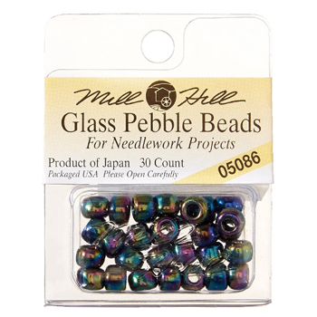 Mill Hill 05086 Pebble Beads Midnight Rainbow MAIN
