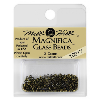Magnifica Glass Bead 10017 Brilliant Olive MAIN