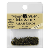 Magnifica Glass Bead 10017 Brilliant Olive THUMBNAIL