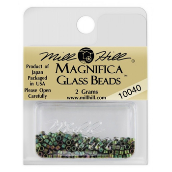 Magnifica Glass Bead 10040 Autumn Green MAIN