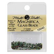 Magnifica Glass Bead 10040 Autumn Green THUMBNAIL