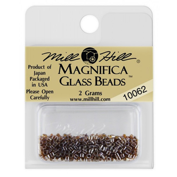 Magnifica Glass Bead 10062 Taupe Shimmer MAIN