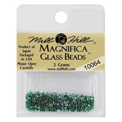 Magnifica Glass Bead 10064 Deep Sea Green THUMBNAIL