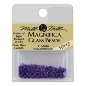 Magnifica Glass Bead 10115 Purple THUMBNAIL