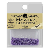 Magnifica Glass Bead 10117 Lilac Satin THUMBNAIL