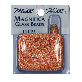 Mill Hill Economy Pack Magnifica Glass Bead 11119 Pumpkin MAIN