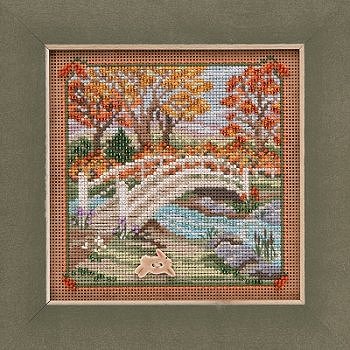 Buttons & Beads 2019 Autumn Series Country Lane - Foot Bridge MAIN