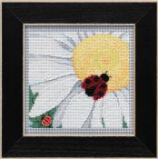 Buttons & Beads Spring 2021 Series - Ladybug On Daisy THUMBNAIL