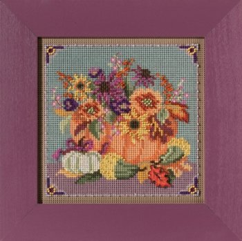 Buttons & Beads Autumn Series 2021 - Floral Pumpkin MAIN