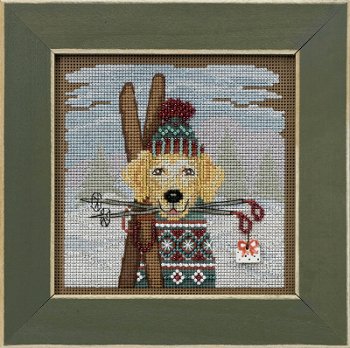 Buttons & Beads Winter Series 2022 - Ski Dog MAIN