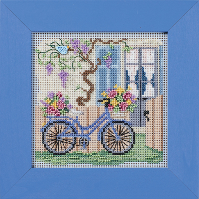 Buttons & Beads Spring Series 2024 - Blue Bicycle MAIN