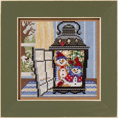 Buttons & Beads Winter Series 2025 - Snowman Lantern MAIN