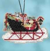 Mill Hill Sleigh Ride Bead Kit - Vintage Sleigh THUMBNAIL