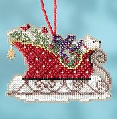 Mill Hill Sleigh Ride Bead Kit - Evergreen Sleigh THUMBNAIL