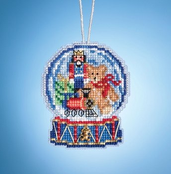 Mill Hill Snow Globe Charmed Ornaments - Toy Shop Globe MAIN