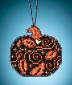Mill Hill Painted Pumpkins Charmed Ornament - Glowing Pumpkin THUMBNAIL