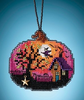 Mill Hill Painted Pumpkins Charmed Ornament - Bewitching Pumpkin MAIN