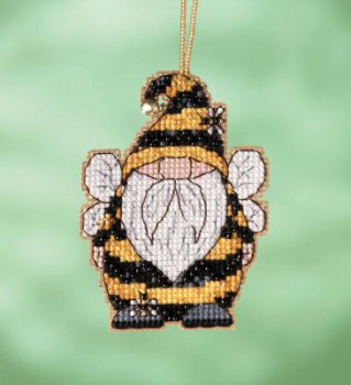Mill Hill Garden Gnomes Charmed Ornaments - Bee Gnome MAIN