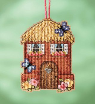 Mill Hill Garden Gnomes Charmed Ornaments - Straw House MAIN