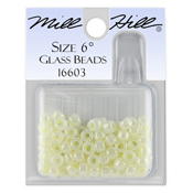 Mill Hill 16603 Creamy Pearl 6/0 Bead THUMBNAIL