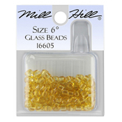 Mill Hill 16605 Golden Amber 6/0 Bead THUMBNAIL