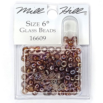 Mill Hill 16609 Opal Smokey Topaz 6/0 Bead MAIN