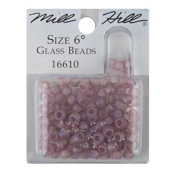 Mill Hill 16610 Frosted Lilac 6/0 Bead MAIN