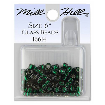 Mill Hill 16614 Brilliant Green 6/0 Bead MAIN
