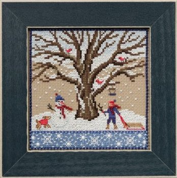 Mill Hill Bead Kit Mighty Oak Quartet - Winter Oak MAIN