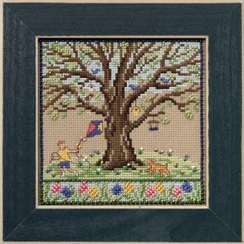 Mill Hill Bead Kit Mighty Oak Quartet - Spring Oak MAIN