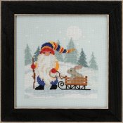 Mill Hill Gnome Quartet - Sledding Gnome THUMBNAIL