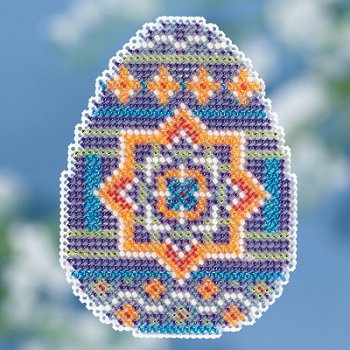 Mill Hill Spring Bouquet 2018 Ornament - Medallion Egg MAIN