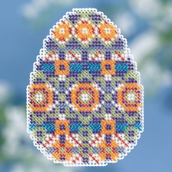 Mill Hill Spring Bouquet 2018 Ornament - Mosaic Egg MAIN