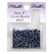 Mill Hill 18027 Caspian Blue 8/0 Bead THUMBNAIL