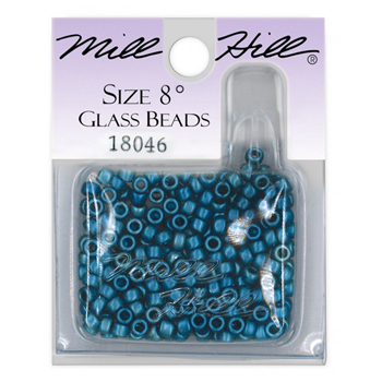 Mill Hill 18046 Matte Cadet Blue 8/0 Bead MAIN