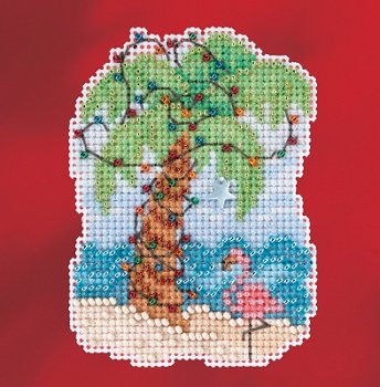 Mill Hill Winter Holiday 2017 Ornament - Christmas Palm MAIN