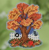 Mill Hill Autumn Harvest 2018 Series - Fall Tree THUMBNAIL