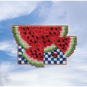 Mill Hill Spring Bouquet 2019 Ornament - Watermelon THUMBNAIL