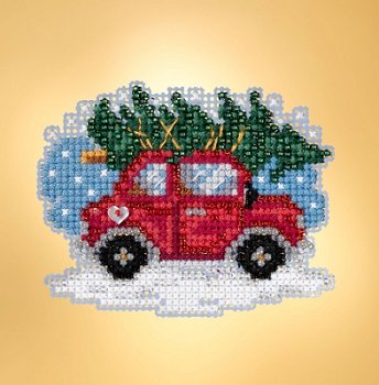 Mill Hill Winter Holiday 2019 Ornament - Tree Shopping MAIN