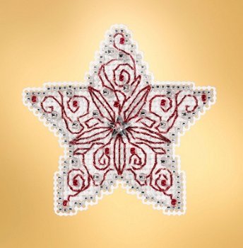 Mill Hill Winter Holiday 2019 Ornament - Filigree Star MAIN