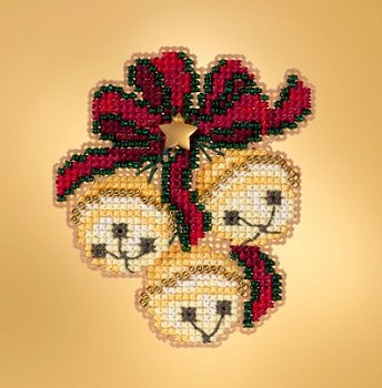 Mill Hill Winter Holiday 2019 Ornament - Jingle Bell Trio MAIN