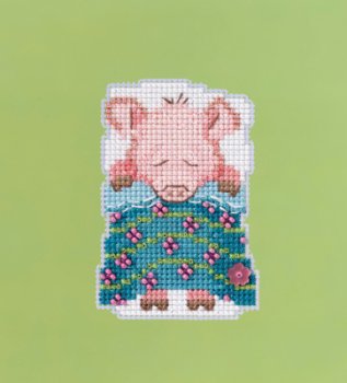 Mill Hill Spring Bouquet 2022 Ornament - Pig In A Blanket MAIN