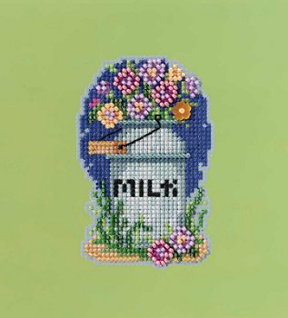 Mill Hill Spring Bouquet 2022 Ornament - Milk Can MAIN